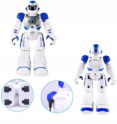 DUŻY ROBOT ZDALNIE STEROWNY ŚWIECI CHODZI PILOT AKUMULATOR SENSOREM GESTÓW na Arena.pl