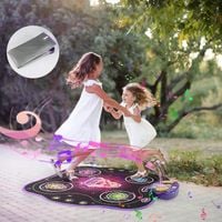 DZIECIĘCA MATA DO TAŃCA ANTYPOŚLIZGOWA wodoodporny MATA 100cm DO TAŃCA LED