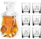 KARAFKA PREZENT na rocznica ślubu 10,20,30,40,50