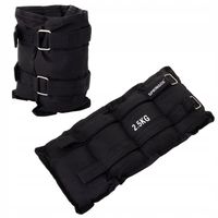 ZESTAW CIĘŻARKÓW NA RĘCE NOGI NADGARSTKI OBCIĄŻENIA CIĘŻARKI 2x2,5 kg