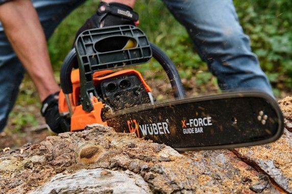 PIŁA SPALINOWA PILARKA DO DREWNA ŁAŃCUCHOWA 5,7KM +2 PROWAD +OLEJ +2x ŁAŃC. zdjęcie 6