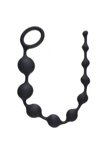 Plug/kulki-Anal Beads Long Pleasure Chain Black na Arena.pl