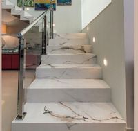 Płytki schodowe ZŁOTY MARMUR z ŻYŁKĄ 100x30 POŁYSK stopnica marmurowa