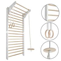 drabinka gimnastyczna Kinder Wood biały-drewno EU