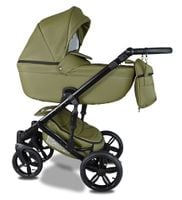 WÓZEK DZIECIĘCY BeRco 2w1 + Adaptery Maxi Cosi Cybex Aton X-Lander