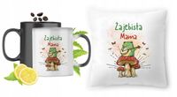 Dla Mamy Zestaw Kubek Magiczny + Poduszka Z Nadrukiem Ze Zdjęciem