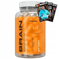 nowmax BRAIN LEPSZA PRACA MÓZGU 90k PAMIĘĆ WYTRZYMAŁOŚĆ FUNKCJE POZNAWCZE