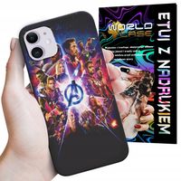 ETUI CASE DO IPHONE 11 - AVENGERS IRON MAN SPIDERMAN KAPITAN