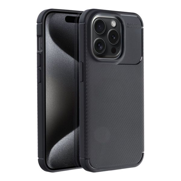 Futerał CARBON PREMIUM do IPHONE 15 Pro czarny zdjęcie 1