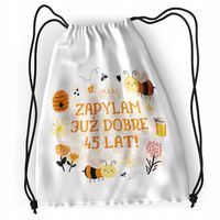 Plecak Urodziny 45 45Te Sportowy Szkolny Worek Z Nadrukiem Ze Zdjęciem