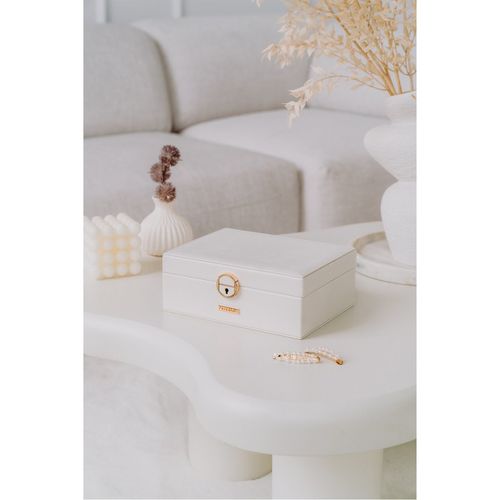 pudełko na biżuterię ze wzorem skóry aligatora - peterson na Arena.pl