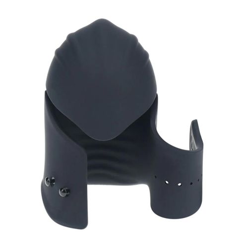 Adjustable Vibrating Silicone Penis Head Stimulator - Black na Arena.pl