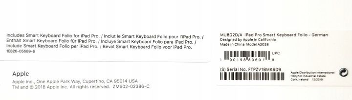 Klawiatura IPAD PRO SMART keyboard folio ETUI 11 zdjęcie 6