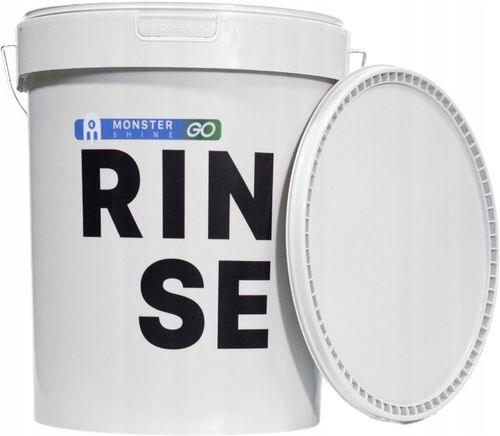 MONSTER SHINE WIADRO Z SEPARATOREM DO MYCIA AUTA RINSE SZARE POKRYWKA 16L na Arena.pl