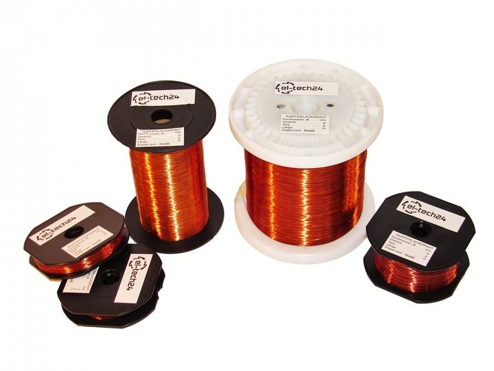 DRUT NAWOJOWY miedziany DN2E - 1mm - 1kg - 141m zdjęcie 2