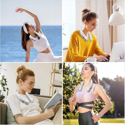 NECK FAN 3000MAH PORTABLE WITH 3 ADJUSTABLE SPEEDS USB FAN na Arena.pl