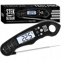 Wodoodporny Termometr Kuchenny Cyfrowy do Mięsa Steków Żywności Stek Bzdur