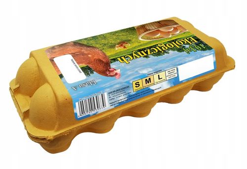 Białe Opakowanie na 10 Jaj IMA- 50szt na Arena.pl