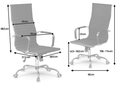 Fotel biurowy nowoczesny design Sofotel Tokio szary na Arena.pl