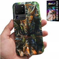 ETUI DO SAMSUNG GALAXY S20 Ultra - DINO DINOZAUR TRICERATOPSEM FUTERAŁ