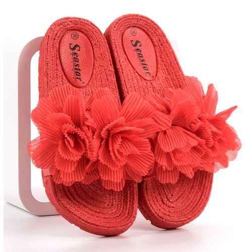 Klapki Z Kwiatami r.41 na Arena.pl