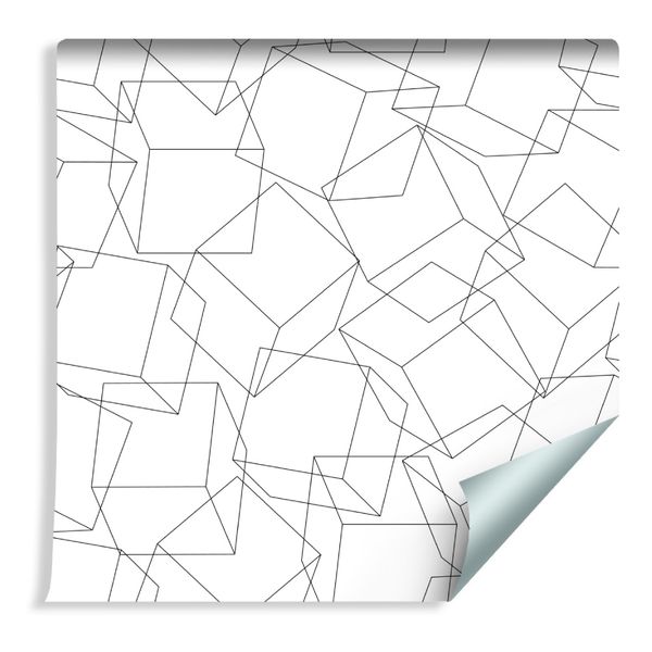Tapeta GEOMETRYCZNA - Minimalizm Efekt 3D zdjęcie 1