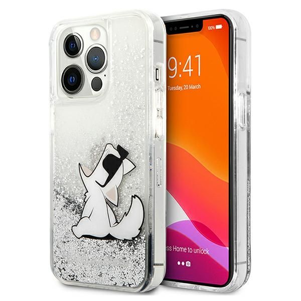 Etui Karl Lagerfeld do iPhone 13 Pro Max, Srebrny zdjęcie 1