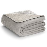 Narzuta na łóżko LAILA styl glamour 220x240 beżowa AmeliaHome