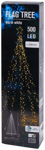 CHOINKA METALOWA XL 250 cm 500 LED TIMER KEMA ZEWNĘTRZNA na Arena.pl