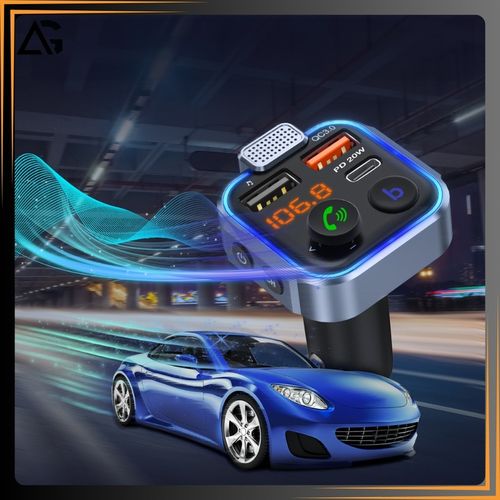 TRANSMITER BLUETOOTH SAMOCHODOWY FM 3x USB ADAPTER SZYBKA ŁADOWARKA MP3 na Arena.pl