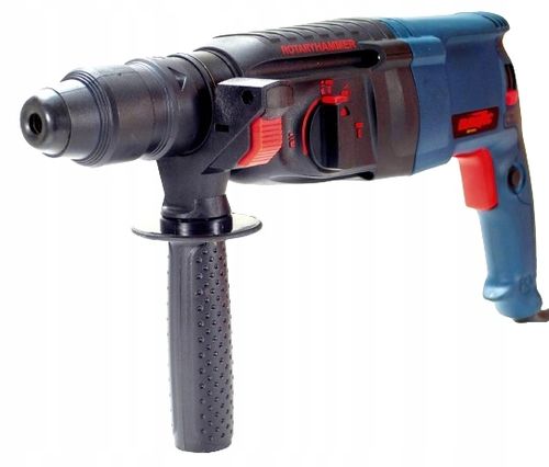 MŁOTOWIERTARKA WIERTARKA MŁOT UDAROWY 2600W MOCNA SDS+ ZESTAW WALIZKA na Arena.pl