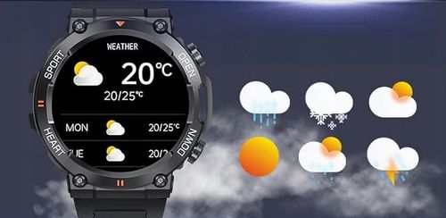 Zegarek męski SMARTWATCH Rubicon ROZMOWY KROKI SMS 360x360 MENU PL na Arena.pl