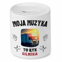 Dla Tirowca Kierowcy Skarbonka Ryk Silnika Z Nadrukiem Ze Zdjęciem