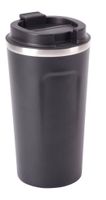 Podróżny kubek termiczny COFFEE TIME, czarny