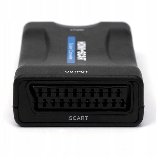 ADAPTER KONWERTER PRZEJŚCIÓWKA EURO ZŁĄCZE SCART do HDMI FULL HD MHL na Arena.pl