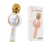 Mikrofon Karaoke Bezprzewodowe Bluetooth z Głośnikiem Królik Dla