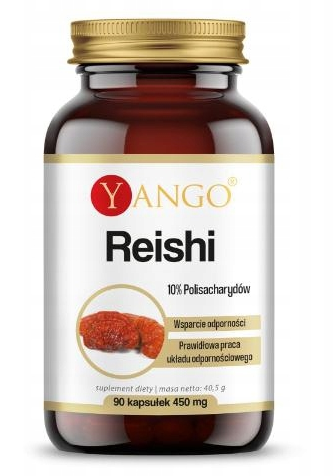 Yango REISHI 450mg 90kaps wsparcie: ODPORNOŚĆ UKŁ. KRĄŻENIA CHOLESTEROL na Arena.pl