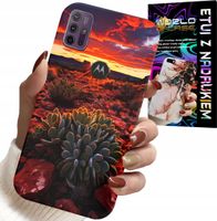 ETUI DO MOTOROLA MOTO G10 / G30 - MEKSYKAŃSKA PUSTYNIA WIDOKI CASE + SZKŁO