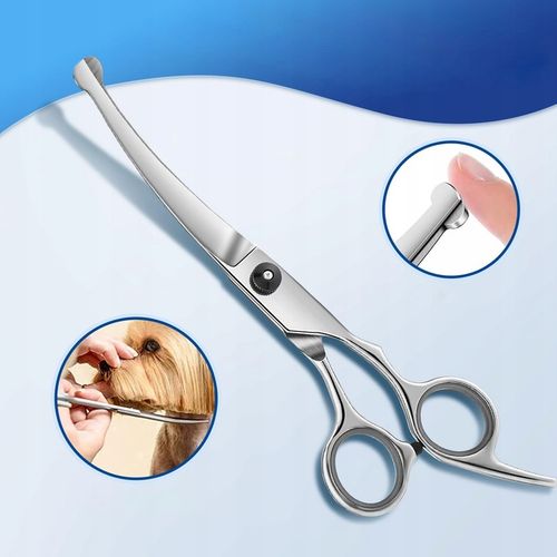 Profesjonalny Zestaw do strzyżenia nożyczki dla psów kotów Etui grzebień na Arena.pl