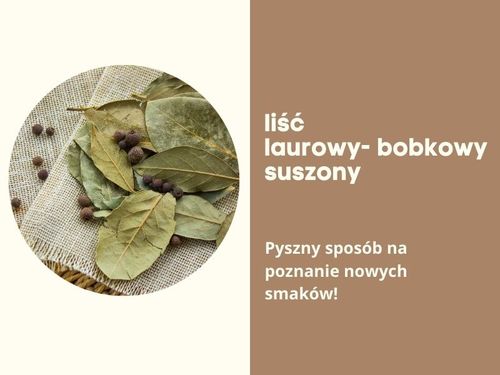 Liść laurowy suszony bobkowy przyprawa aromatyczna do bulionów marynat mięsa 50g na Arena.pl