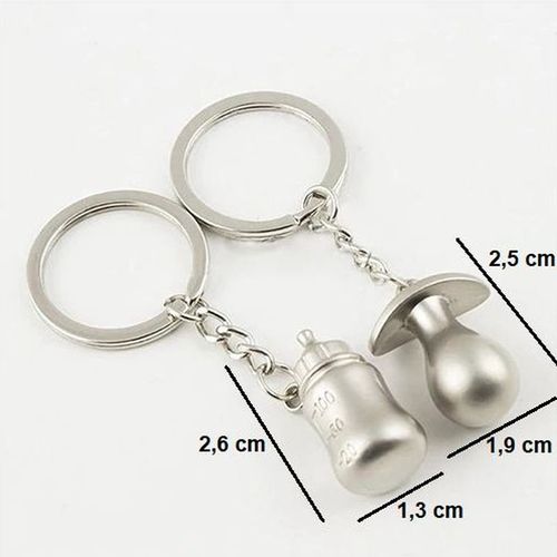 Ozdobny brelok do kluczy Butelka i Smoczek na Arena.pl