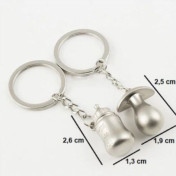 Ozdobny brelok do kluczy Butelka i Smoczek zdjęcie 6