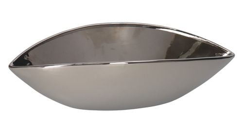 DONICZKA OSŁONKA CERAMICZNA SREBRNA ŁÓDKA DUŻA OZDOBA na Arena.pl