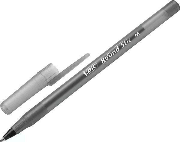 DŁUGOPIS ROUND STIC CZARNY BIC zdjęcie 2