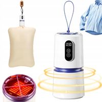 ELEKTRYCZNA SUSZARKA PRZENOSNA 200W CICHA 360 STOPNI KONTROLA CYFROWA