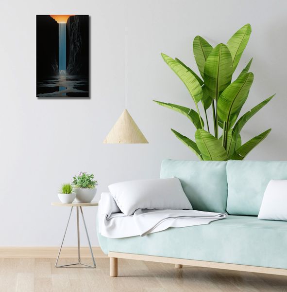 Obraz 30x50cm Wodospad Światła zdjęcie 2