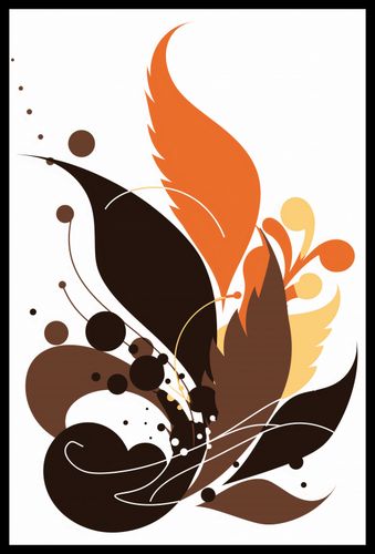 Plakat 40x60cm Ognie Jesienne na Arena.pl