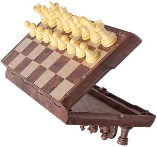 SZACHY WARCABY MAGNETYCZNE KLASYCZNE 2W1 GRA LOGICZNA na Arena.pl