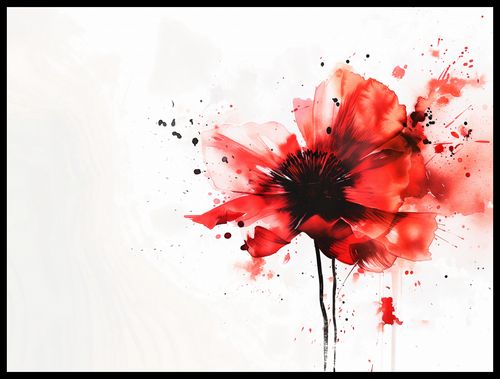 Plakat 80x60cm Płynna Akwarela na Arena.pl