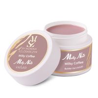 Żel budujący Salon Gel Milky Coffee MollyNails HEMA/Di-HEMA Free 50g